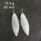 FINE SILVER EARRINGS CRAFT VINTAGE DANGLES 15g Artistic Touch #RE234
