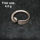 Fine Silver Rings craft Adjustable Free Size Vintage Timeless Artistry V13