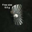 Fine Silver Rings craft Adjustable Free Size Vintage Timeless Artistry V07