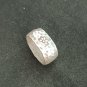 FINE SOLID SILVER RING FIX SIZE VINTAGE 5g HAMMERED BAND #RR026