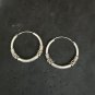 Sophisticated Simplicity: 925 Silver Hoops #ST115