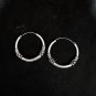 Sophisticated Simplicity: 925 Silver Hoops #ST115