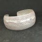 FINE SILVER BRACELET BANGLE CRAFT CUFF VINTAGE iconic design symbolizing #RE09