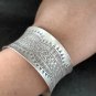 FINE SILVER BRACELET BANGLE CRAFT CUFF VINTAGE Contemporary chic #RE08