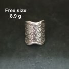 Fine Silver Rings craft Adjustable Free Size Vintage Timeless Artistry V02