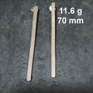 FINE SILVER EARRINGS STUD LONG STICK WOODEN THEME NER101