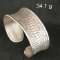 FINE SILVER BRACELET BANGLE CRAFT CUFF VINTAGE CLASSIC ENGRAVED #RE06