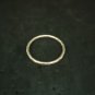 Fine Silver Rings craft Fixed Size Hammered bend band N68R13