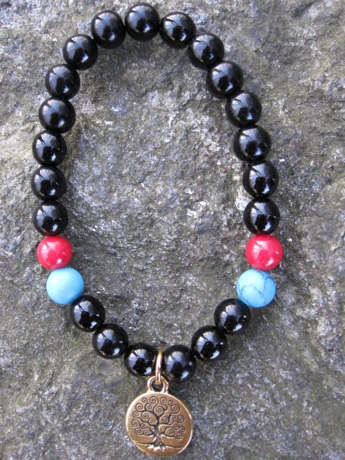 tree of life stretch beads bracelet free shipping