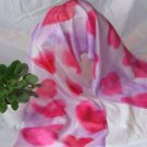 Silk Scarf, Silk Scarves,Valentine Hearts