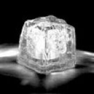 White Single Litecubes-Flashing LED Ice Cube Party Light