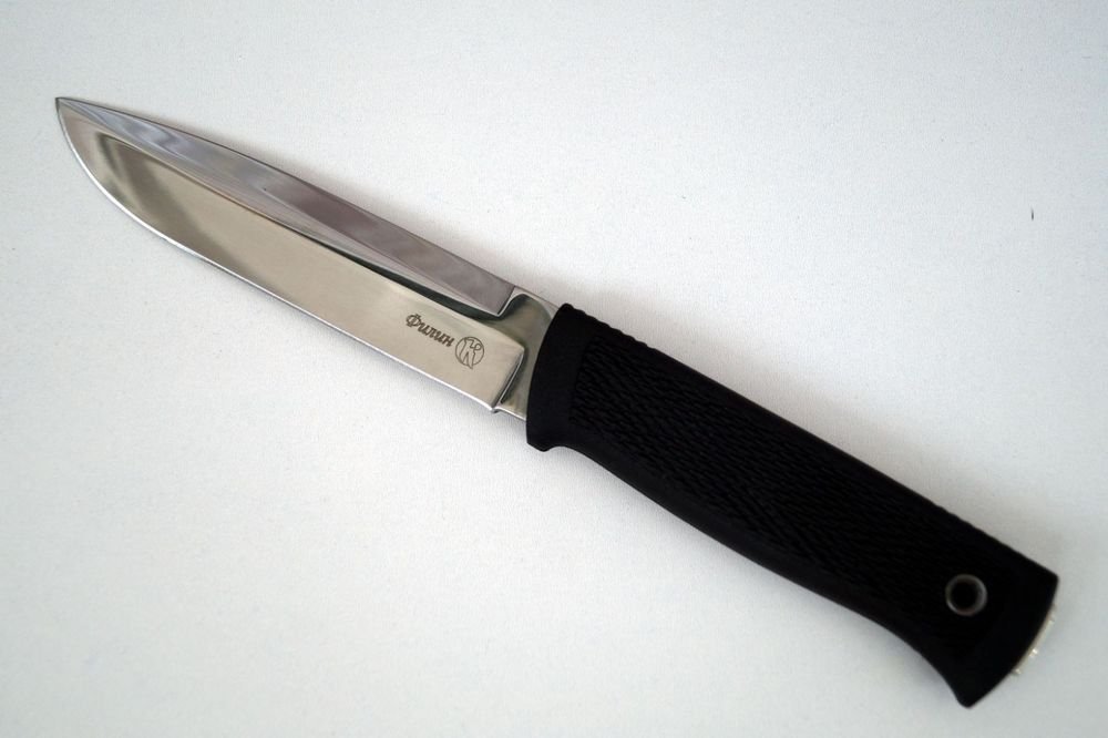 Russian Hunting knife "Philin" + sheath Kizlyar knives (AUS8, Elastron)