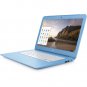 HP 14" Snow White/Pastel Sky Blue 14-Ak060Nr Chromebook PC