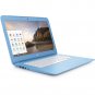 HP 14" Snow White/Pastel Sky Blue 14-Ak060Nr Chromebook PC