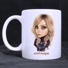 Avril Lavigne Caricature White Mug