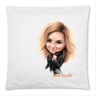 Demi LOvato Caricatiure Pillow Case