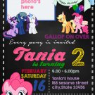 Little Pony Birthday Invitation