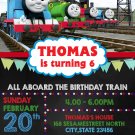 Thomas The Train Birthday Invitation