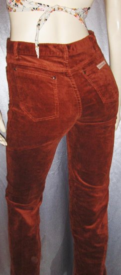 RARE Vintage 70's GLORIA VANDERBILT for Murjani Designer Corduroy Jeans XS