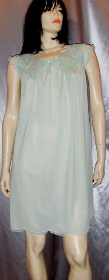 frilly night gown