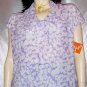 MINT Vintage VERA LADYBUG Tie Neck 70's DESIGNER BLOUSE NWT NOS L. SZ 16