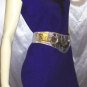 FLASHY 80s Electric Purple Lycra Wiggle MINI DRESS disco diva M