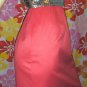 SEXY 60s MOD ELECTRO NEON Pink VF Satin Slip Skirt S pinup glam