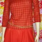 SWANKY SCHOOLGIRL 70's Plaid Vintage Shift Dress S. mod lolita