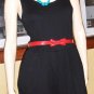 80s FOXY FASHIONISTA Black Lycra DISCO JUMPER M.