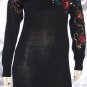 DISCO 80s Glitzy Glam Sequin Sweater Dress M.