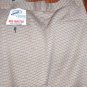 70s NERD BOY GEEKY Plaid Polyester Mens Dress Pants 36 MINT NOS