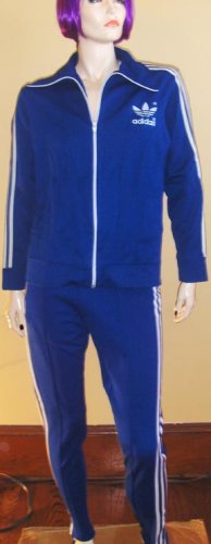 RARE Vintage 80's OLD SCHOOL ADIDAS 3 STRIPES Tracksuit Pants Athletic Jogging Pants plus Jacket Set