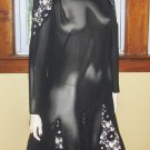 WICKED GOTH Ultra Sheer Vintage Black Lace Inset Femme Fatale Dress S WICKED GOTH Ultra Sheer Vintage Black Lace Inset Femme Fatale Dress S