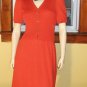 Sassy 70s Retro Red Puff Slv Pin Up Lolita Dress M.