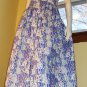 VTG 90s Kitty Cat Print Cotton Full Skirted Jumper Dress WORLDLY DESIGNS S/M