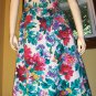 RETRO 80s does 50s Vintage Strapless Floral Party Swing Dress Sz 9/10