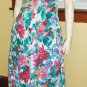 RETRO 80s does 50s Vintage Strapless Floral Party Swing Dress Sz 9/10