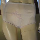 Vintage Pink Nylon Embroidered Hipster Panty Size S. 50s 60s