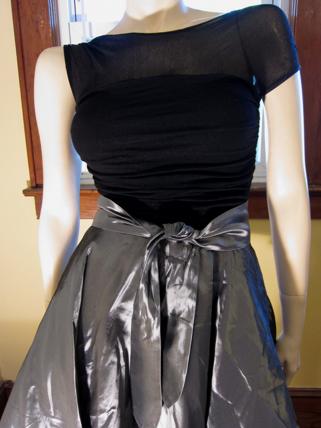 green emerald velvet dress Pre-Owned ABS Evening by Allen Schwartz- White- Dress- Sz 8  Revolver  Boutique