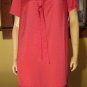 Roaring 20s Flapper Girl Style Rosey Pink Ruffle Hem Dress M/L vintage 70s 80s glam