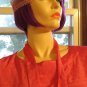 Roaring 20s Flapper Girl Style Rosey Pink Ruffle Hem Dress M/L vintage 70s 80s glam