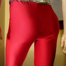 Ultimate Disco Diva Vintage 80s Lipstick Red Skinny Spandex Pants Leggings skin tight glam XL Ultimate Disco Diva Vintage 80s Lipstick Red Skinny Spandex Pants Leggings skin tight glam XL