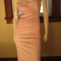 Vintage Pinup Bombshell Pink Slinky Nylon Slip Gown Mistee Sz 36