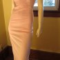 Vintage Pinup Bombshell Pink Slinky Nylon Slip Gown Mistee Sz 36