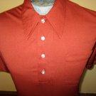 Suave 70s Polyester Pocket Pullover Mens Shirt M vintage disco Suave 70s Polyester Pocket Pullover Mens Shirt M vintage disco