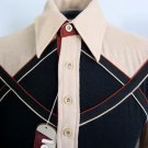 Vintage 70s Super Swanky Double "X" Mens Shirt Logistix by Huk A Poo Sz M. MINT NWT NOS Vintage 70s Super Swanky Double "X" Mens Shirt Logistix by Huk A Poo Sz M. MINT NWT NOS