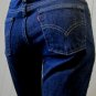 RARE SILVER STUDDED Vintage LEVIS Flare Leg Low Rise Denim BLUE JEANS Sz 5 XS