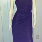 Vintage Vixen Sexy 70s Black Slinky Strapless Disco Vamp Dress  Sz 7/8