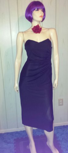 sexy biker clothes for women Sexy Vintage 70s Dusty Light Purple Slinky Disco | RetMod - Atlanta, GA main image 1