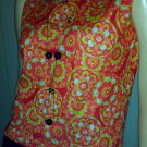Vintage 60s French Designer RODIER Psychedelic MOD Flower Power Top M. Vintage 60s French Designer RODIER Psychedelic MOD Flower Power Top M.